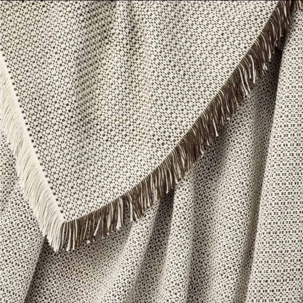 Studio McGee Textural Woven Throw Brown/ Cream-Threshold - Picture 3 of 5